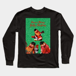 have a merry gritty christmas! Long Sleeve T-Shirt